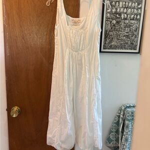 All Saints vintage white cotton summer dress. 4